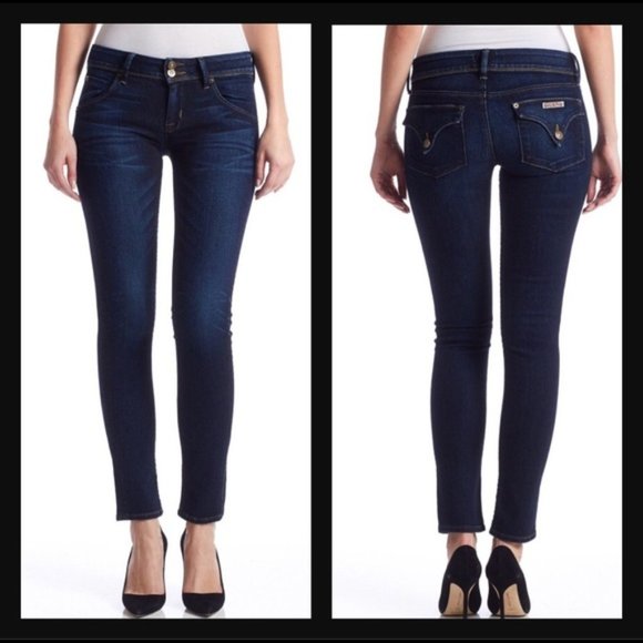 Hudson Jeans Denim - Hudson Collin Flap Skinny Jeans Dark Wash SZ 29
